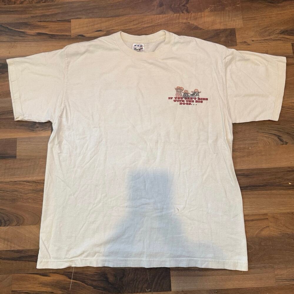 Wrangler Can’t hang with Big Dogs Size XL Single Stitch